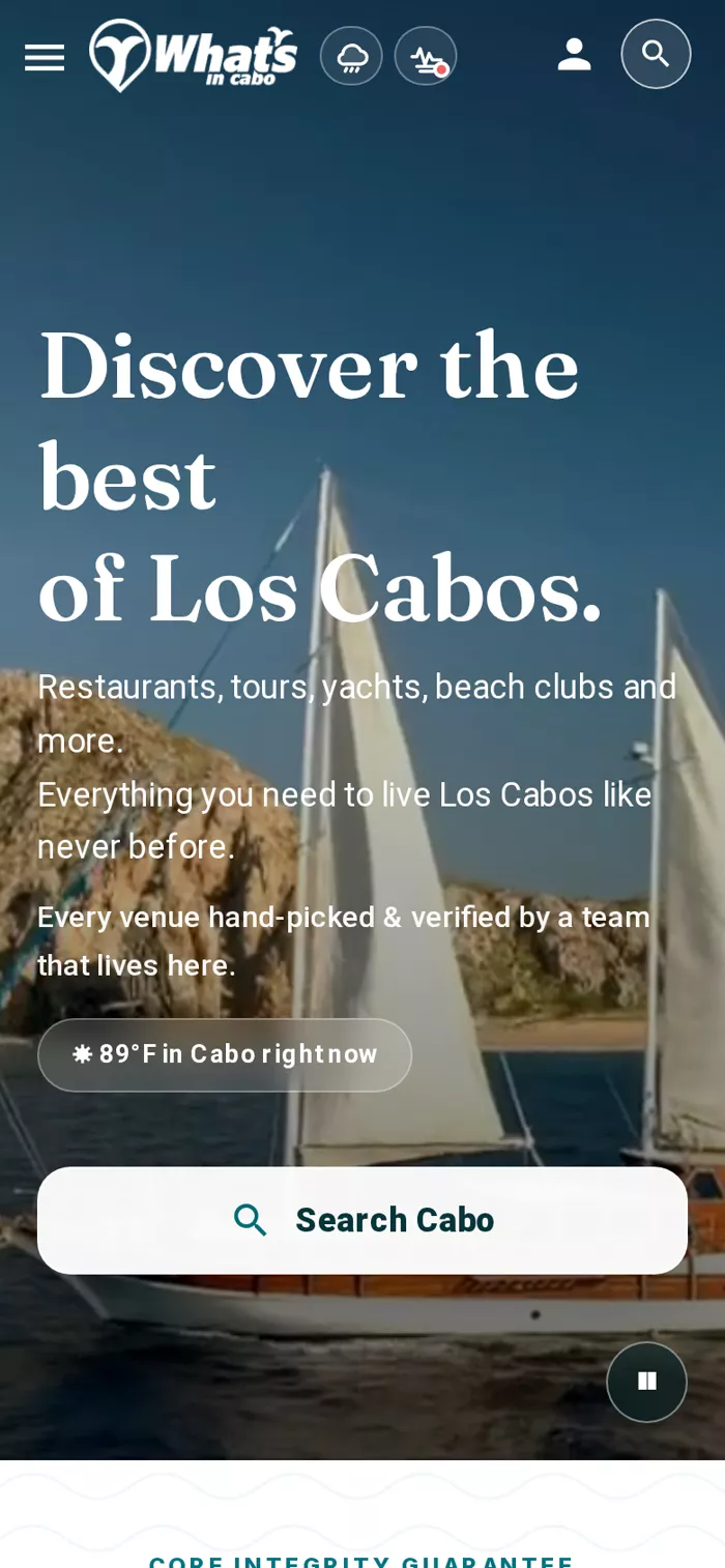 What's in Cabo mobile hero